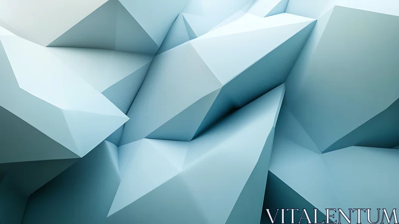 Low poly angular geometric surface forms overlapping planes