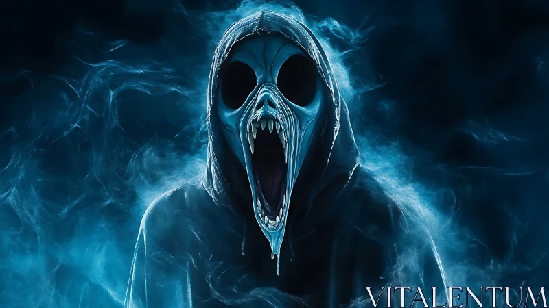Night-screaming wraith in a hood of icy haunted mist.