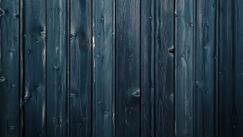 Moody blue wooden planks with cozy rustic character.