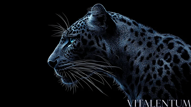 Luminous Leopard: A Study in Grace and Mystery.