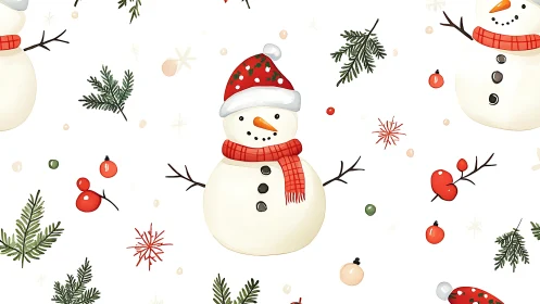 Cheerful snowmen share cozy winter joy on a bright day