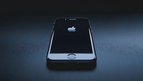 iPhone 6 on textured surface.