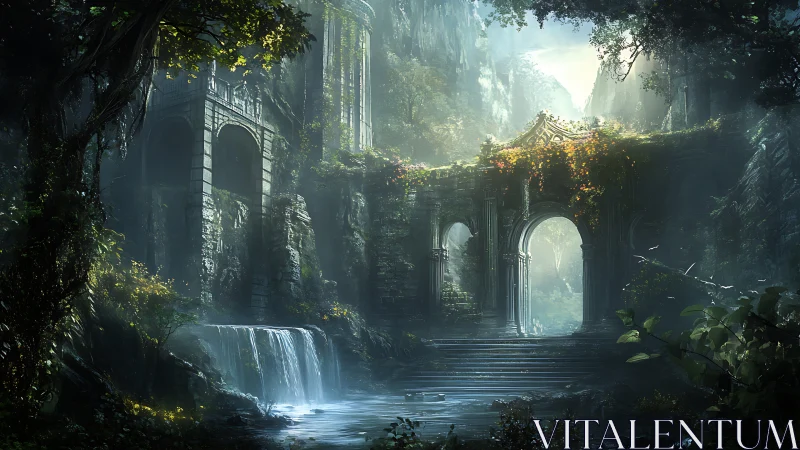 Forgotten jungle gateway hums with waterfalls and ghostlight