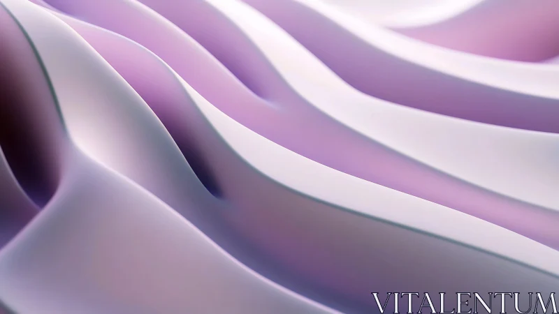 Layered undulating pastel surfaces in soft focus field.