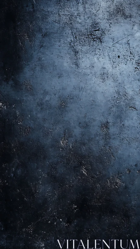 Oxidized steel patina surface with cold chromatic abrasion marks.