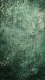 Textured emerald grunge backdrop with distressed patina finish.