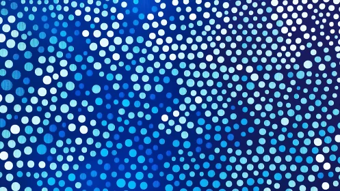 Abstract blue dotted pattern with gradient effect and modern style.