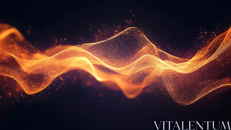 Luminescent particle wave propagation with golden metallic dispersion