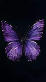 Spectral macro study of violet butterfly wing microstructure.