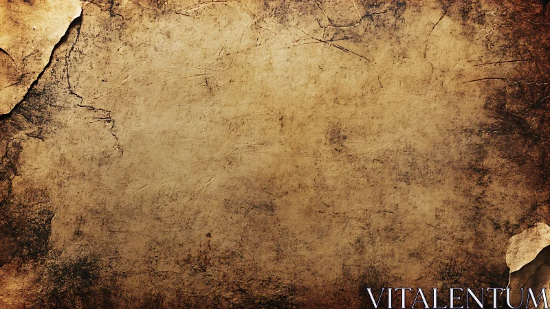 Aged brown paper texture with cracks and worn edges surface.