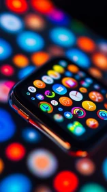 Glowing Apps and Colorful Bokeh Celebrate Digital Connection