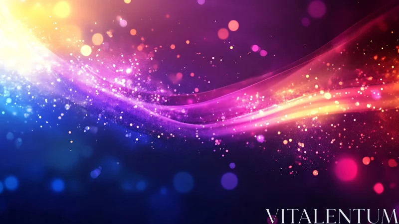 Nebula river of light streaks across a star-sparked night.