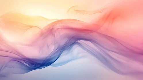 Iridescent sunrise currents swirl through silky color tides.