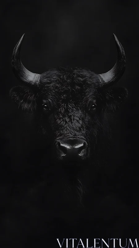 Nocturne of the Horned Guardian in velvet-black silence.