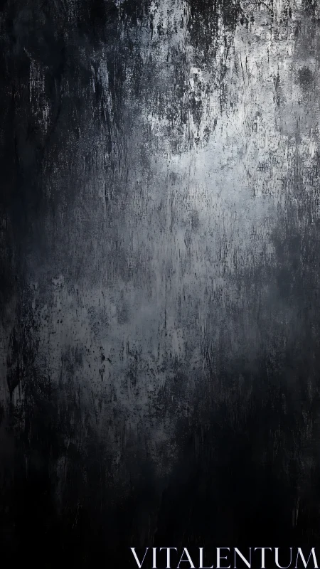 Nocturne wall of storms, brushed in charcoal and frost.