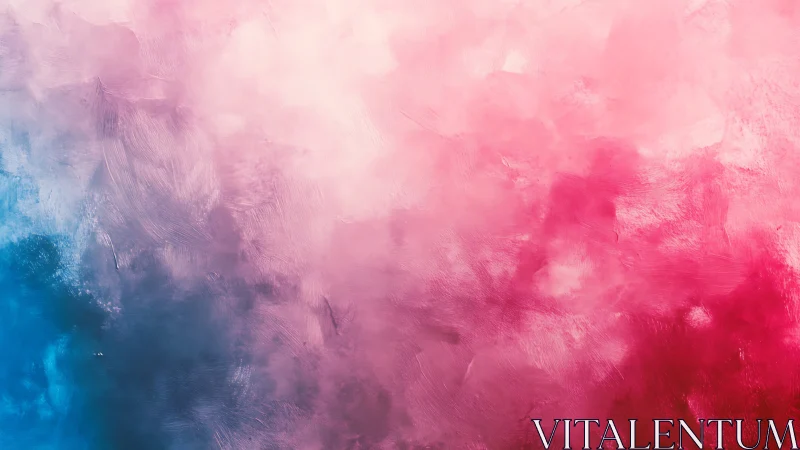 Dreamy pink and blue clouds swirling in gentle motion.