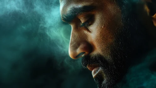 Quiet strength shines in a close portrait of peaceful reflection