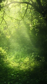 Luminous Canopy: Atmospheric Light Diffusion Through Dense Foliar Layers.