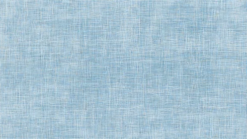 Blue woven textile texture shows dense crosshatched grid lines