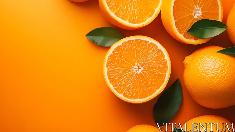 Sunny orange slices invite a bright, refreshing moment