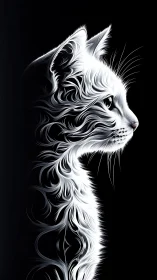 Monochromatic Cat Head Profile Study