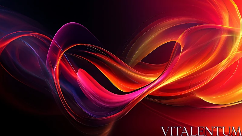 Luminous ribbon waves flow across a deep cosmic gradient.