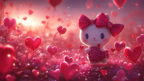 Hello Kitty's Dimensional Love Garden Blooms.