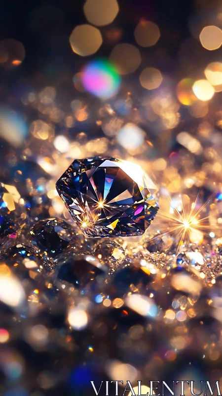 Diamond daydreams in a glittering sea of warm light.