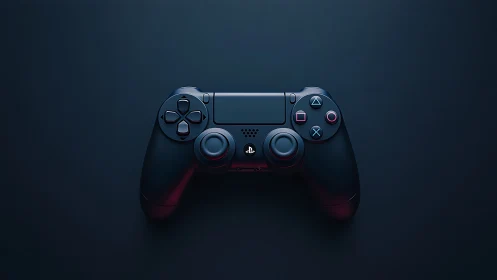 PlayStation 4 Controller Isolated Studio Product Shot.
