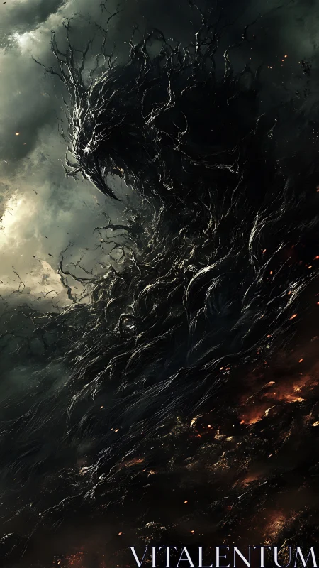 Dark amorphous entity formed from swirling shadow tendrils.