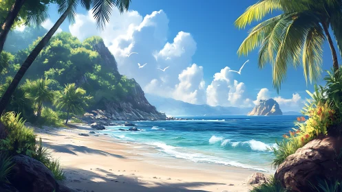 Tropical Paradise: A Secluded Beach Escape.