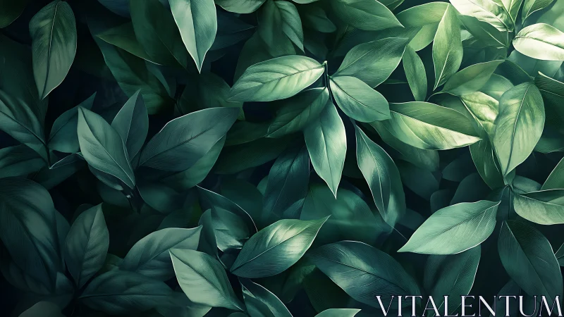 Leafy murmurs drift across a twilight sea of green