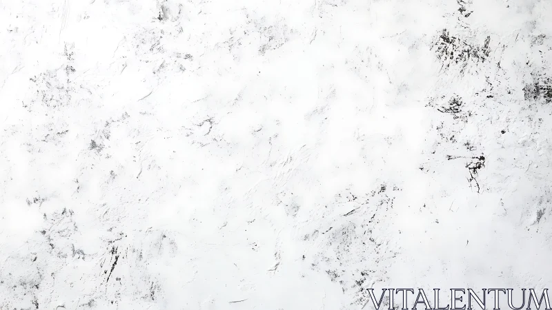 Textured white plaster surface with sparse grayscale abrasion marks.