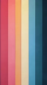 Vertical chromatic bands in soft gradient pastel spectrum