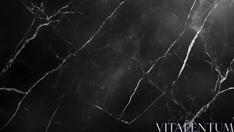 Midnight marble veins tracing quiet constellations.