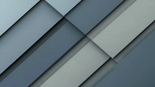 Calm layered stripes in soft blue and grey geometry.