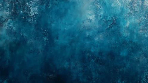 Deep teal textured background suggests misty ocean depth