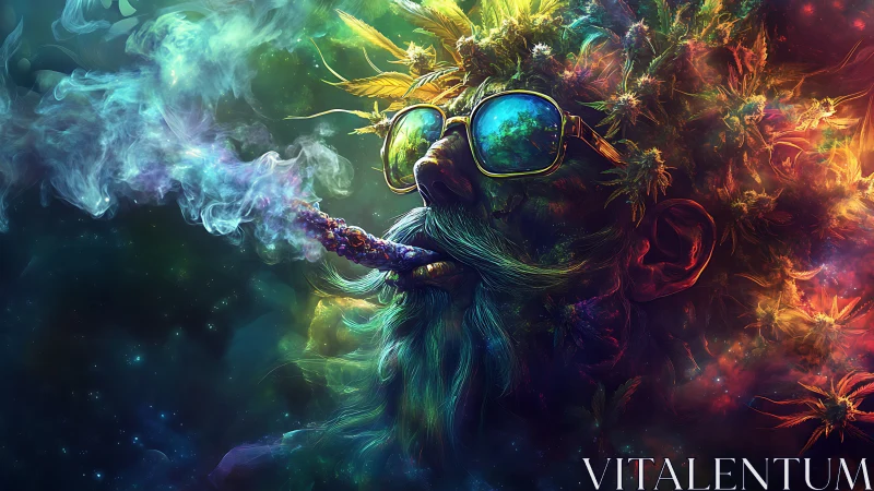 Cosmic gardener exhales nebulae through a prismatic pipe