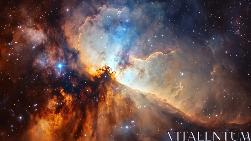 Starforge Nebula Igniting Cosmic Ember Wings in Silence.