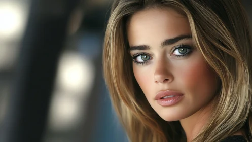 Close-up portrait shows highly detailed digitally rendered face