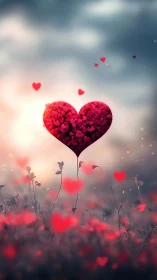 Singular Heart Blooms Into Countless Affections Across Dreamscape