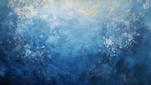 Midnight currents dissolve into dawn across textured blues