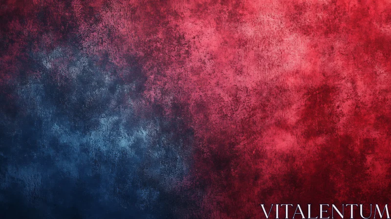 Dual-tone red and blue grunge texture with rough gradients.