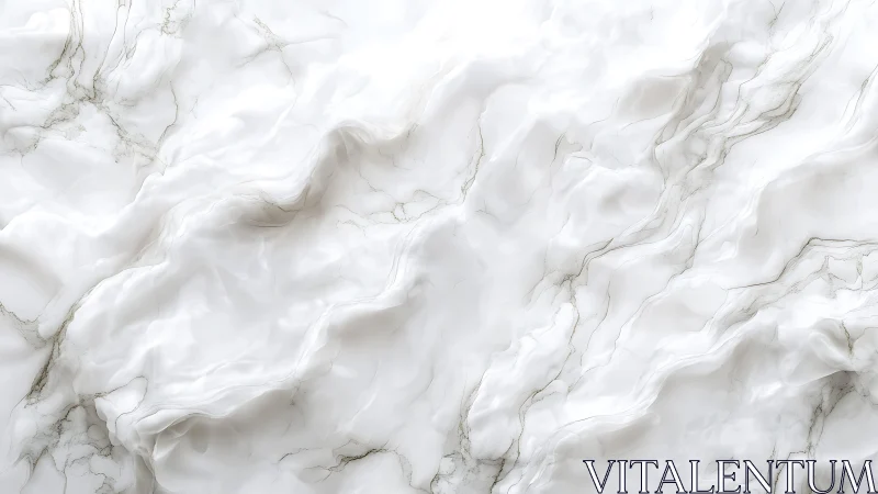 White marble texture with soft flowing veins in modern style.