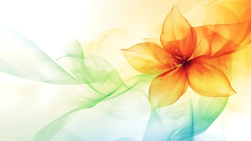 Luminous Gradient Blossom with Chromatic Flow Dynamics.