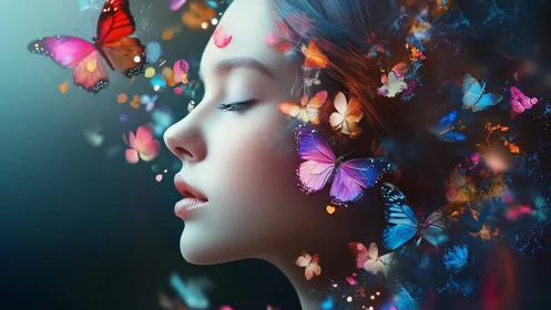 Dreaming in butterflies and light-kissed quiet magic.