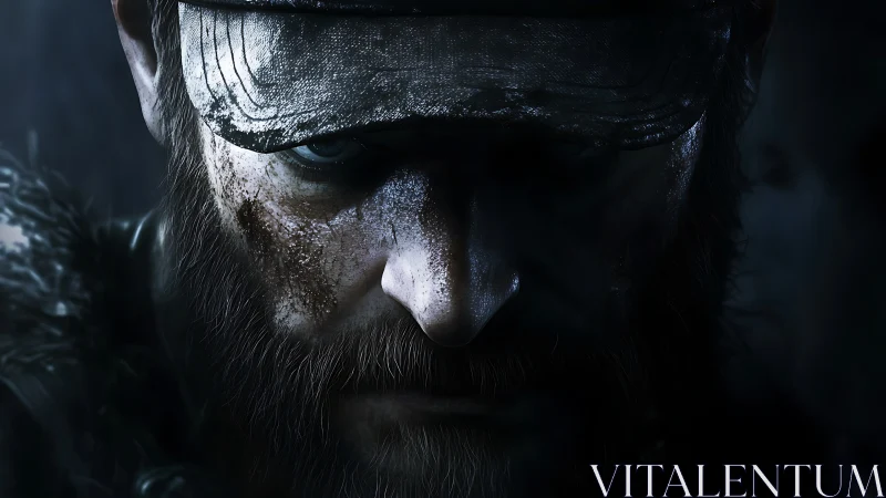 Weathered wanderer in shadow, carrying stories in his eyes.