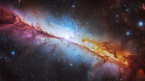 High-resolution nebular star-forming region with ionized gas gradients