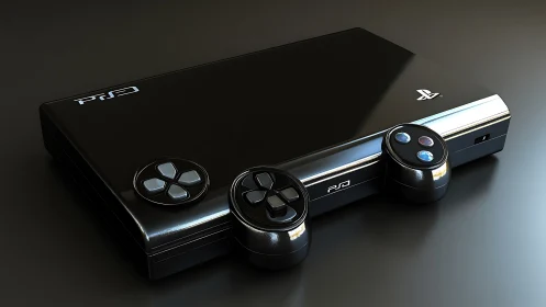 PlayStation Portable PSP Gaming Console with Controllers.