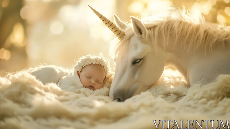 Lullaby of moonlit unicorn dreams and newborn wonder.